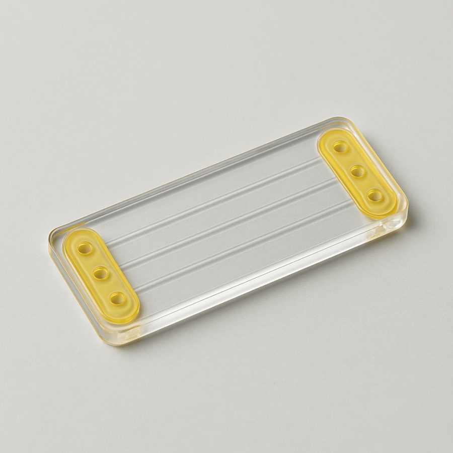 Custom flow cell designs in glass and polymer