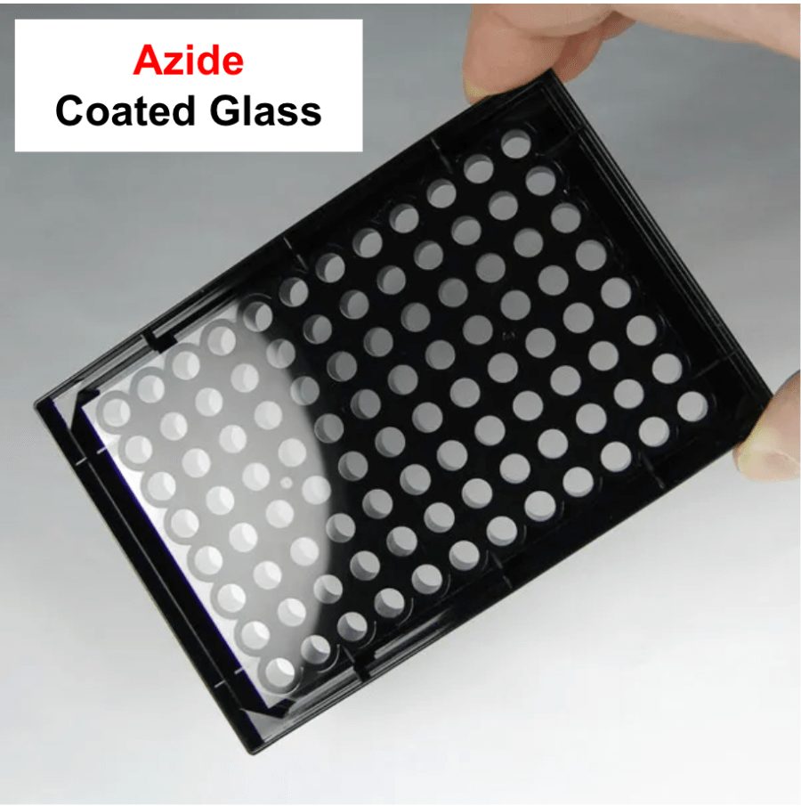 Azide-coated ultra-flat 96-well plate