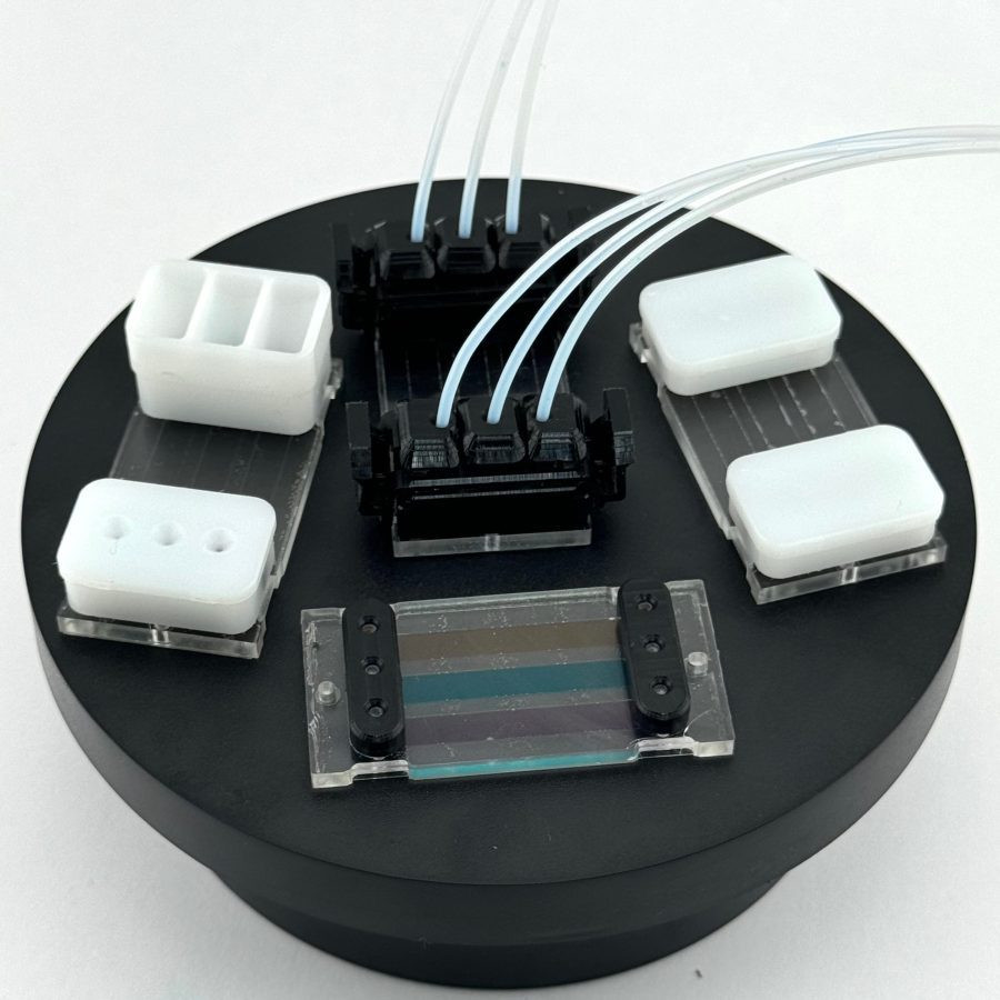 QuickPort starter kit contents laid out